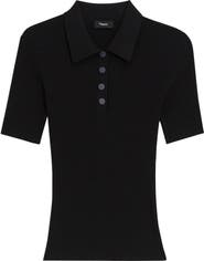 Theory Rib Sweater Polo