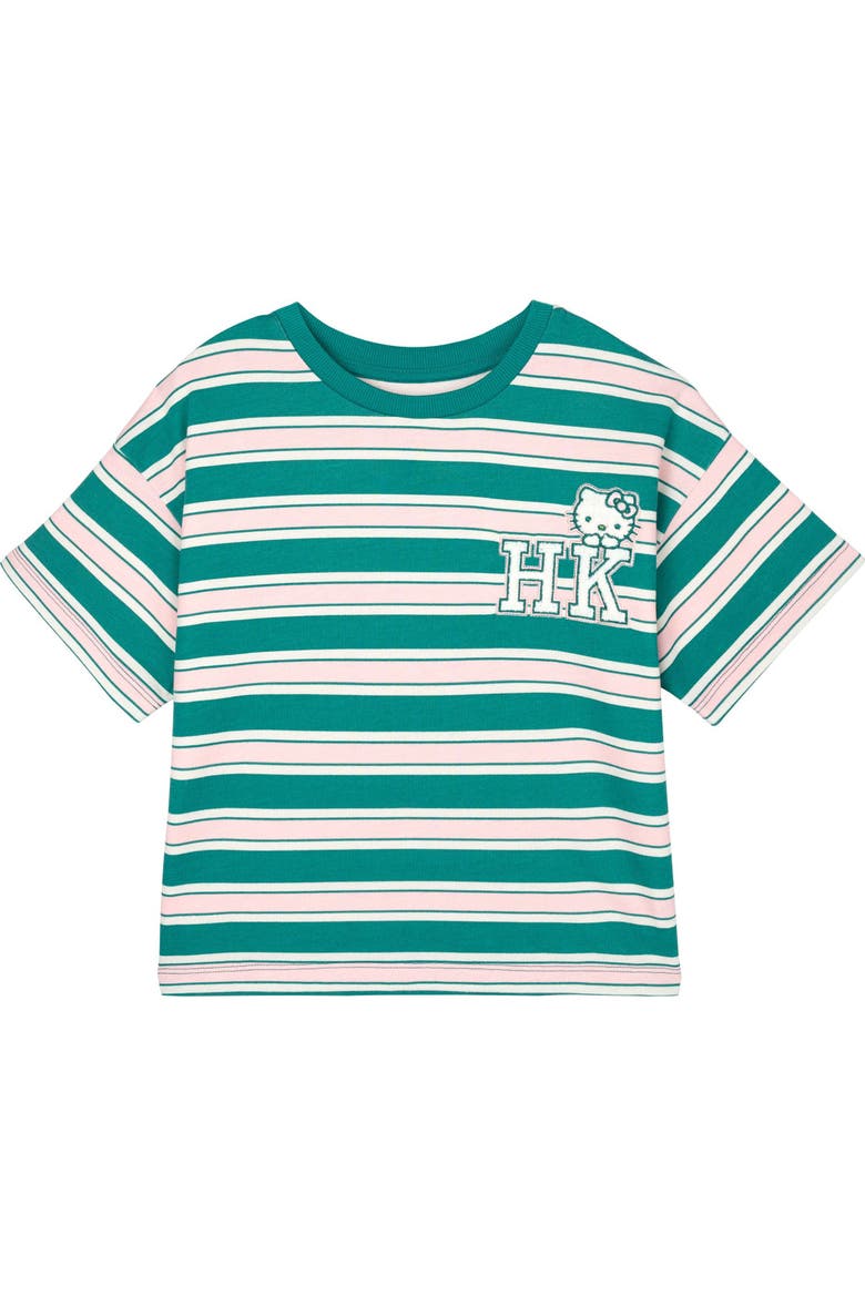 Fleece Tee and Shorts Set, Alternate, color, Hello Kitty Teal Pink