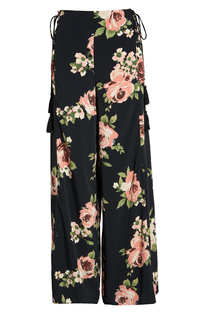 Band of Gypsies Floral Wide Leg Pants, Alternate, color, 