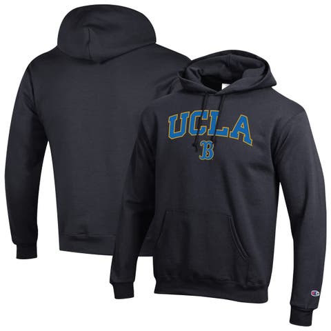 Men's Champion  Black UCLA Bruins Arch Over Logo Pullover Hoodie
