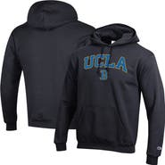 Champion Men's Champion  Black UCLA Bruins Arch Over Logo Pullover Hoodie