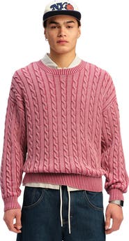 Cotton On Men's Washed Box Fit Crew Knit