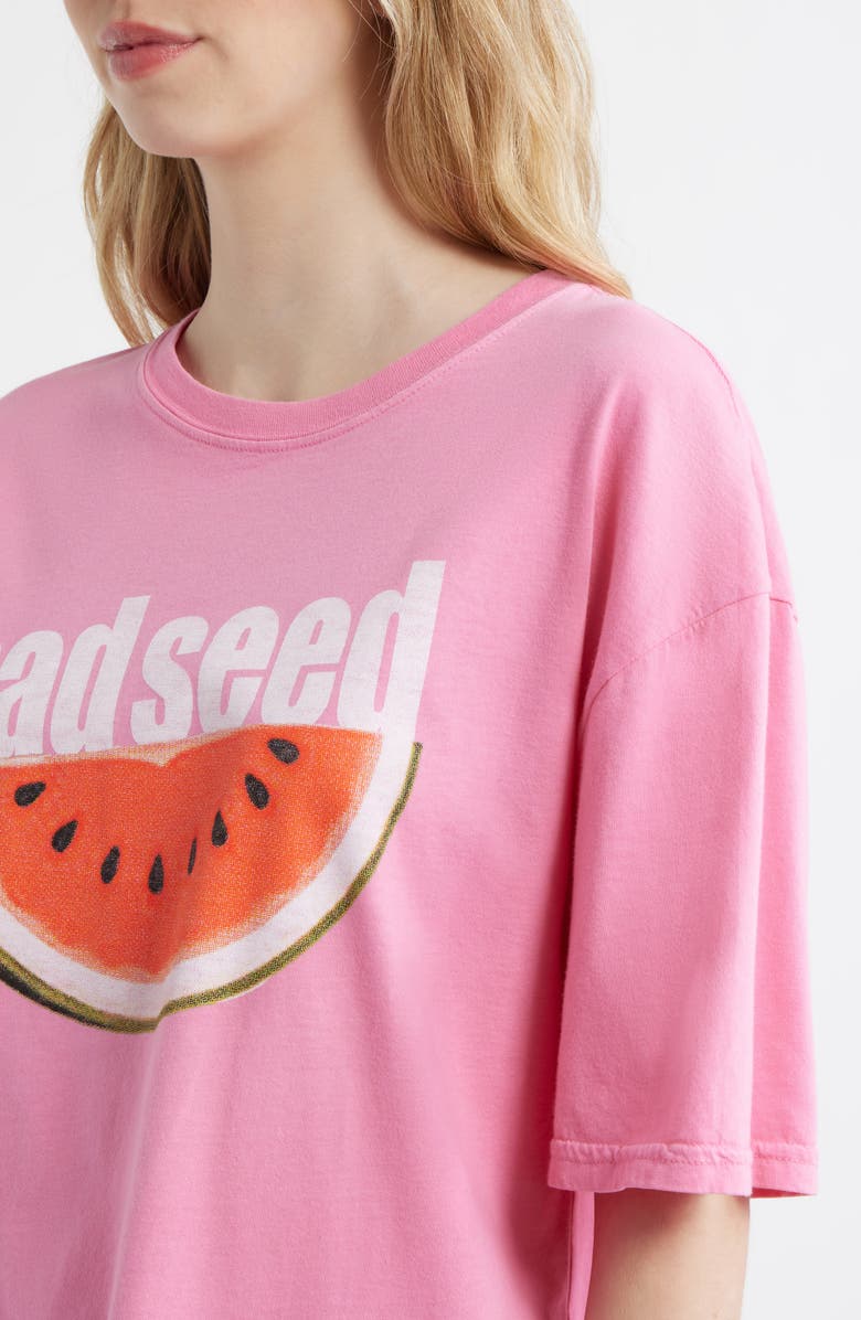 Junk Food Bad Seed Cotton Graphic T-Shirt, Alternate, color, Pink Carnation