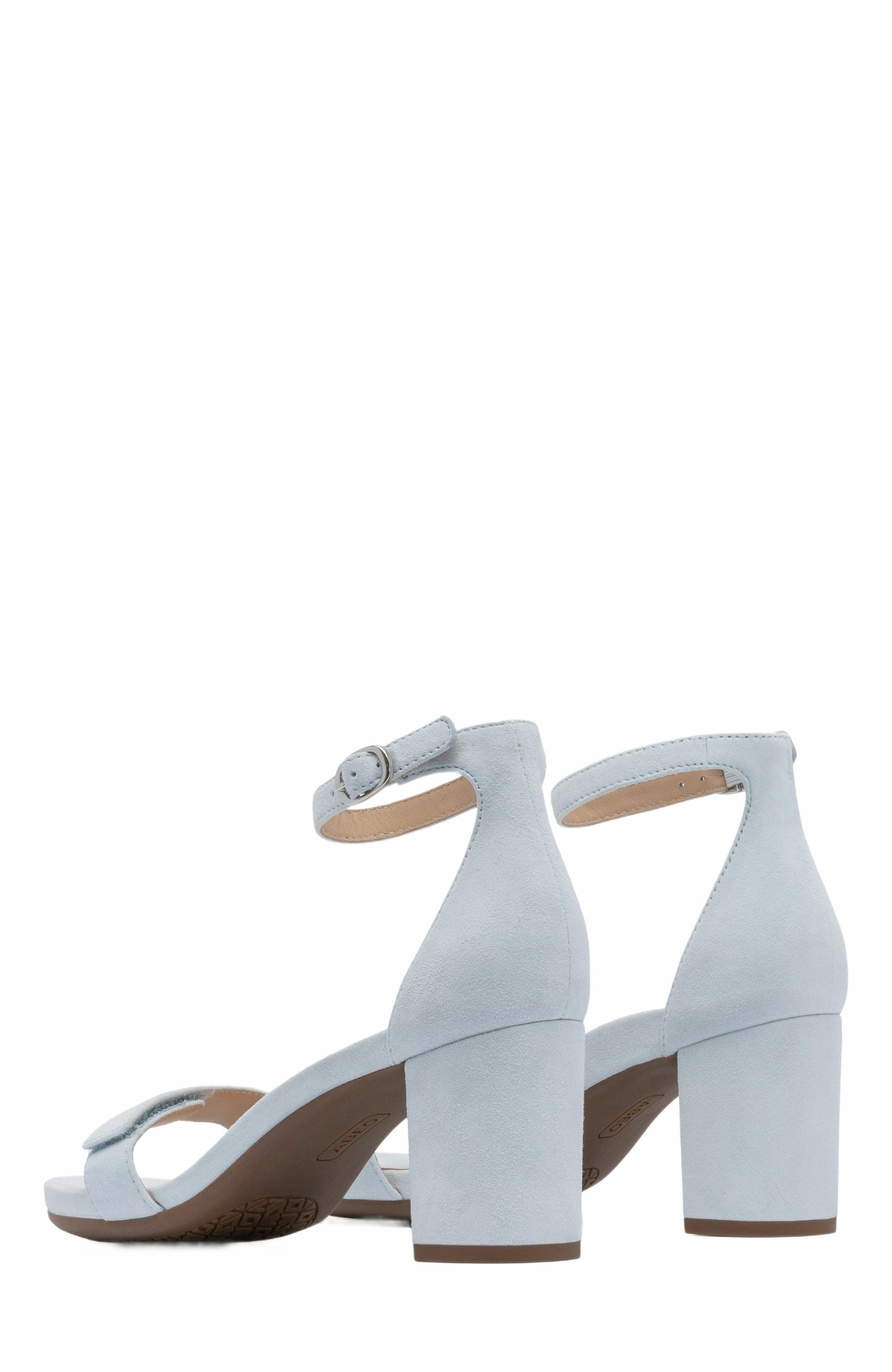ABEO Tempo Strap Heels, Alternate, color, Light Blue Suede - Metatarsal