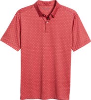 Mizzen+Main Halyard Trim Fit Dot Print Polo
