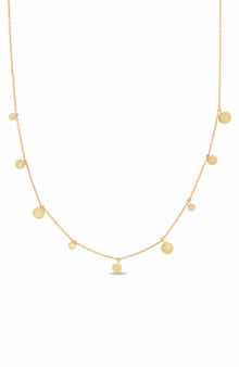 Bony Levy 14K Yellow Gold Disc Charm Necklace