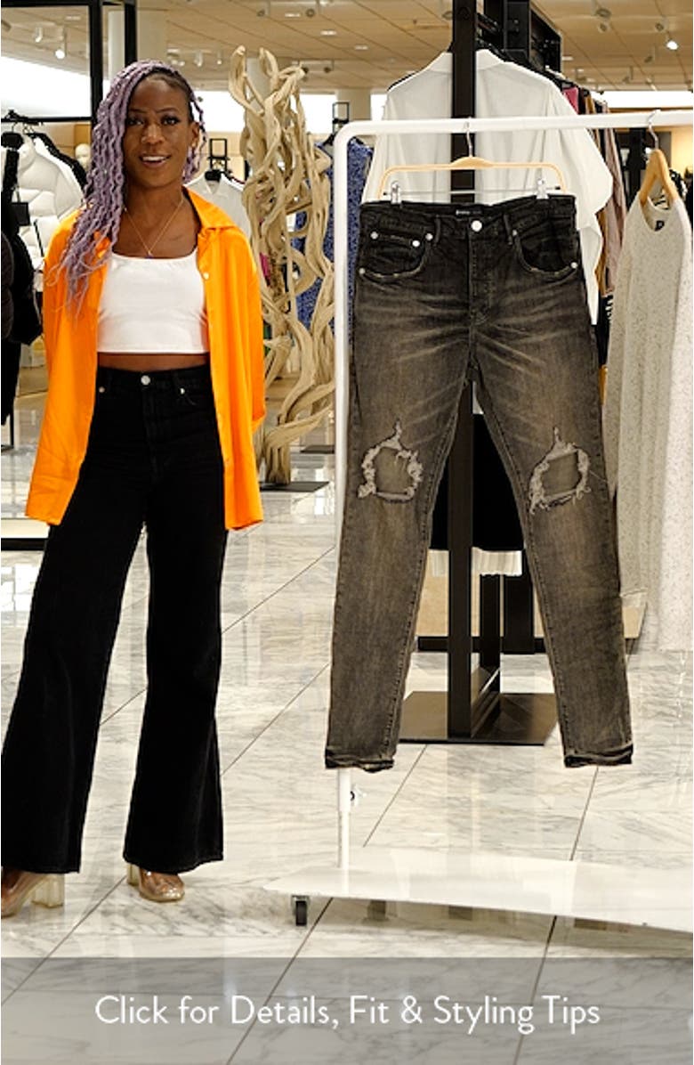 Ripped Stretch Skinny Jeans, sales video thumbnail