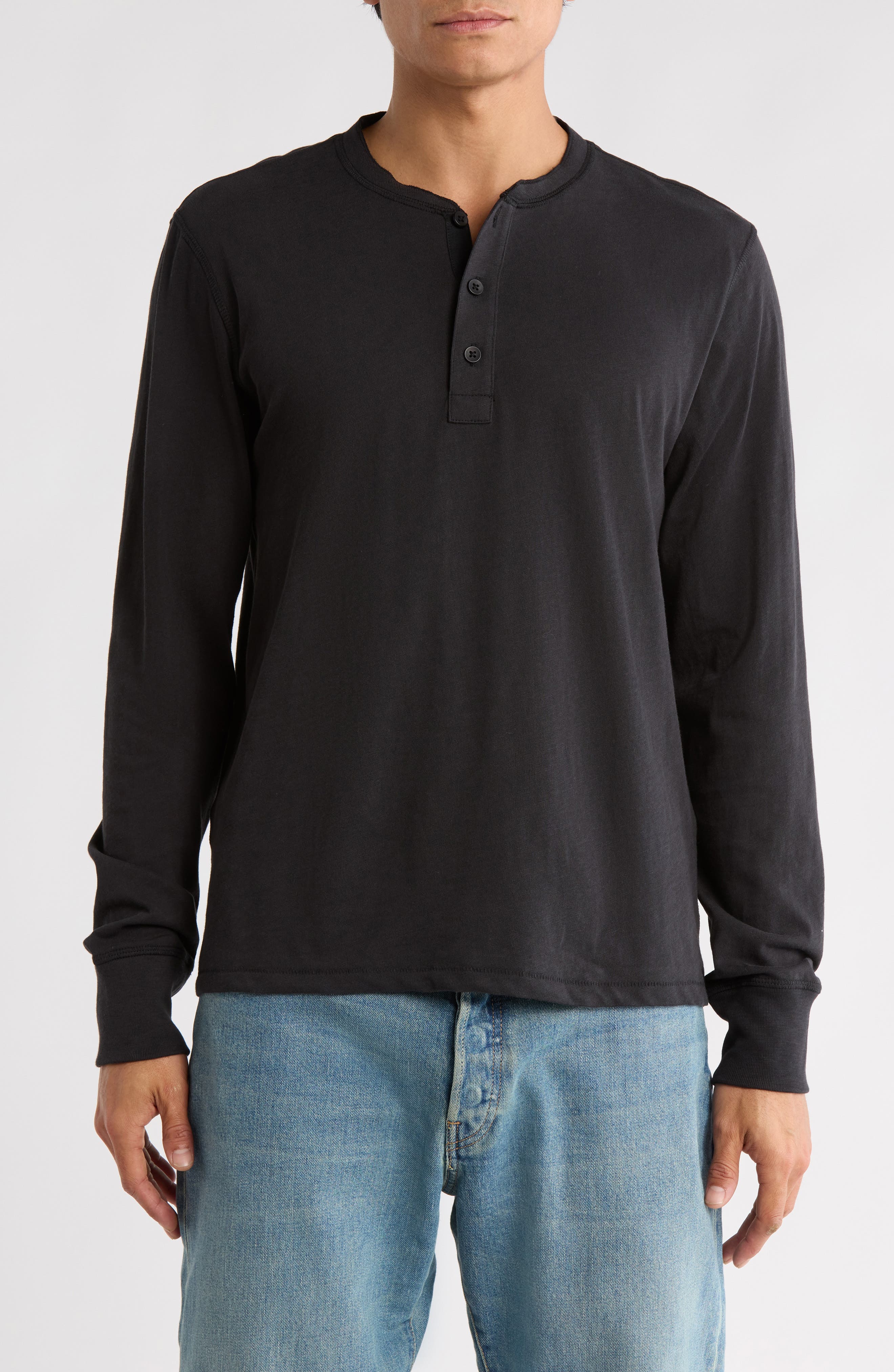 rag & bone Classic Slub Jersey Henley