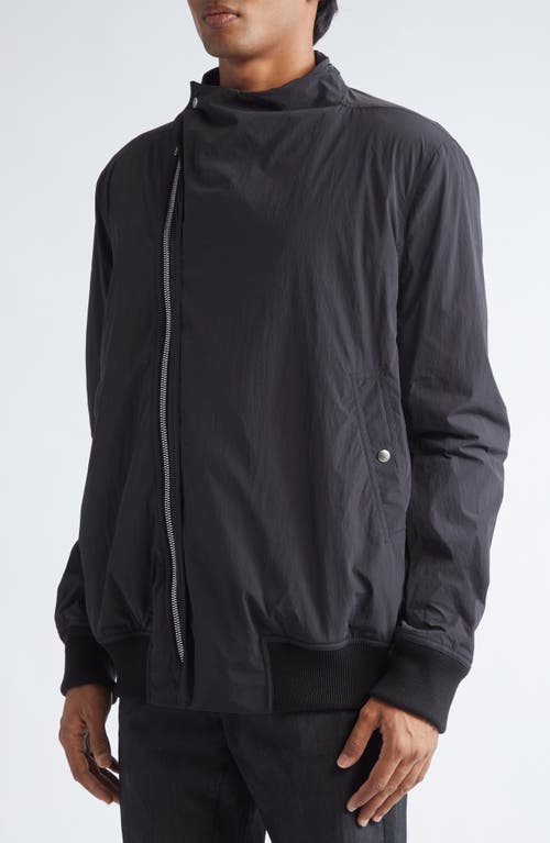 Rick Owens Hollywood Flight Jacket In Blue