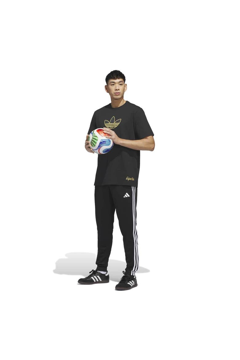 Men's adidas Black Spain National Team 2026 Away Jersey Hook T-Shirt, Alternate, color, Black