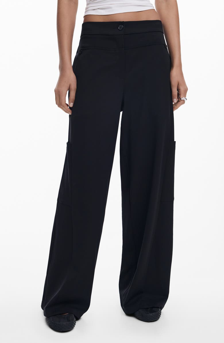 Desigual Wide Leg Pants, Main, color,