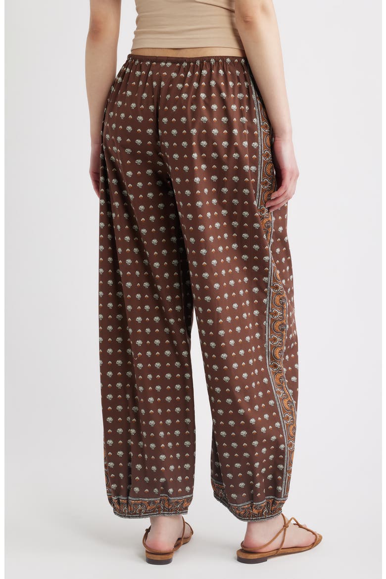 Yarrow Patterned Cotton Pants, Alternate, color, TERRE FOULARD DE LA MER