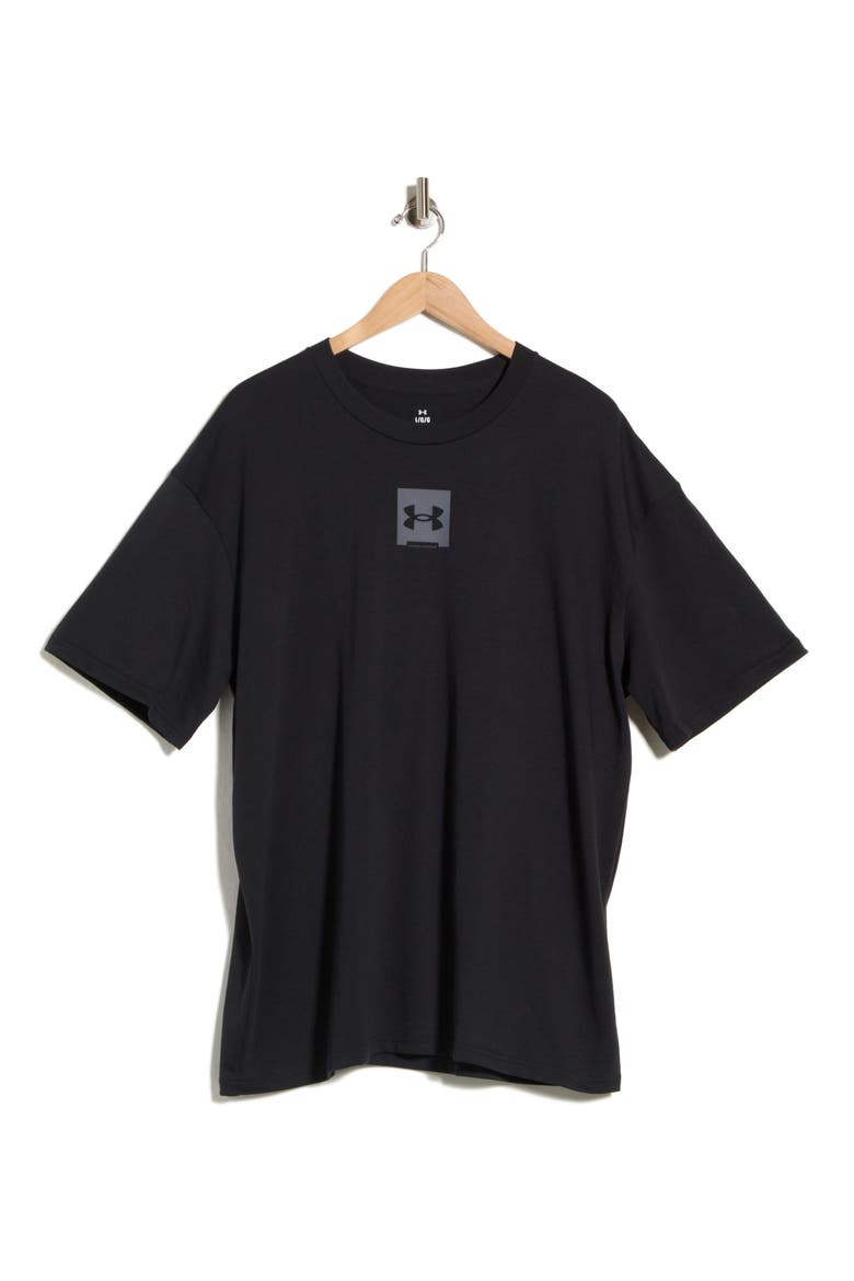 Heavyweight Box Logo T-Shirt, Main, color, 001 BLACK