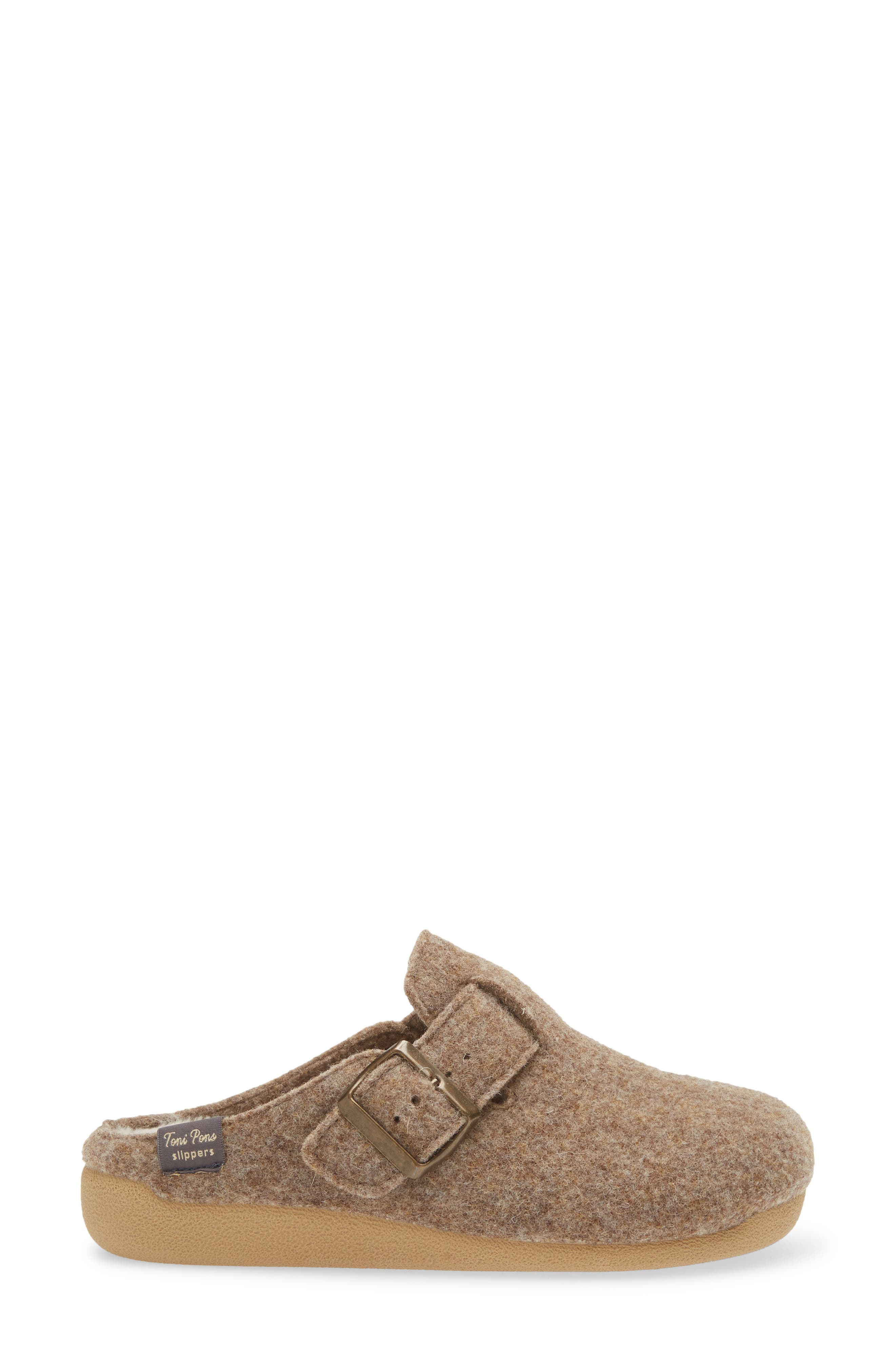 Toni Pons Mima Wool Blend Clog Slipper, Alternate, color, Taupe