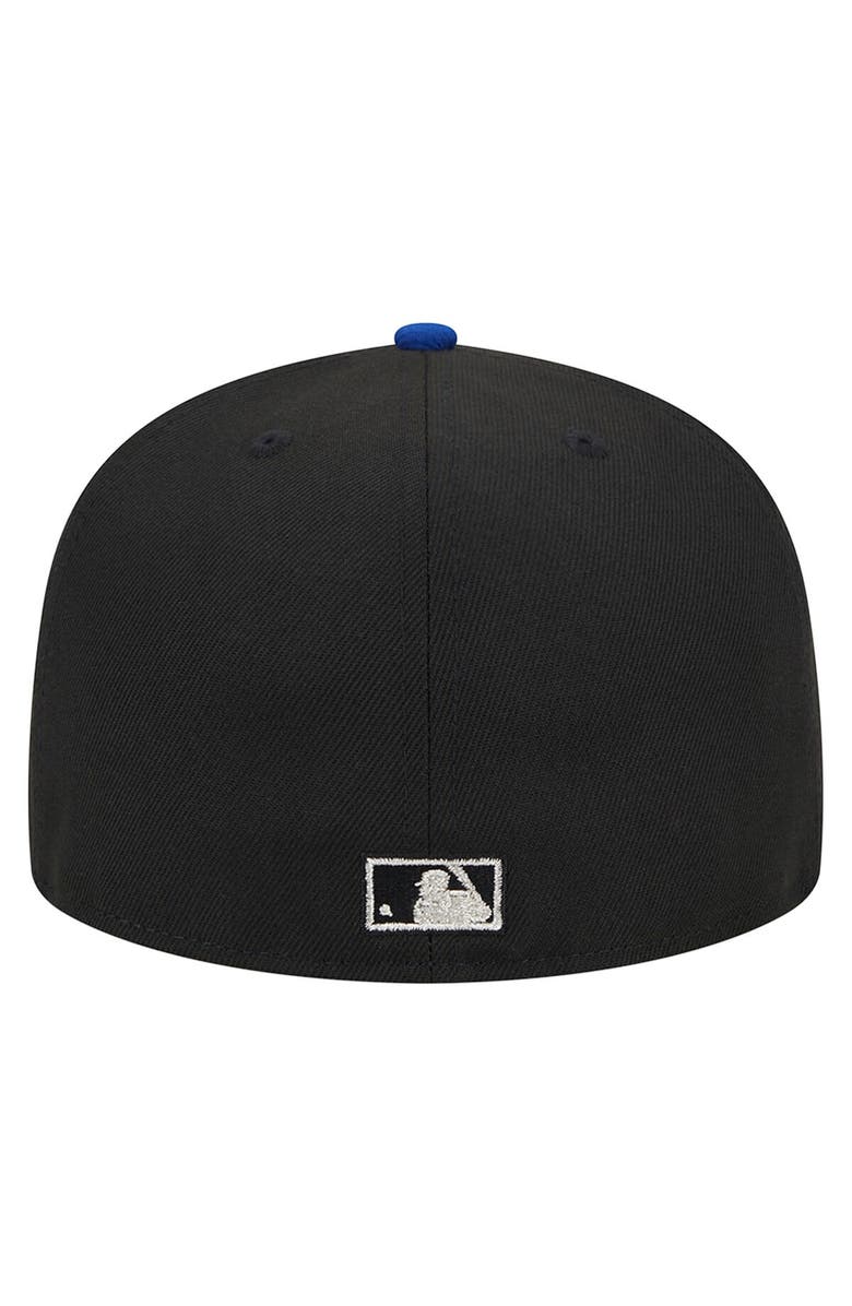 New Era Men's New Era Black New York Mets Metallic Camo 59FIFTY Fitted Hat, Alternate, color, 