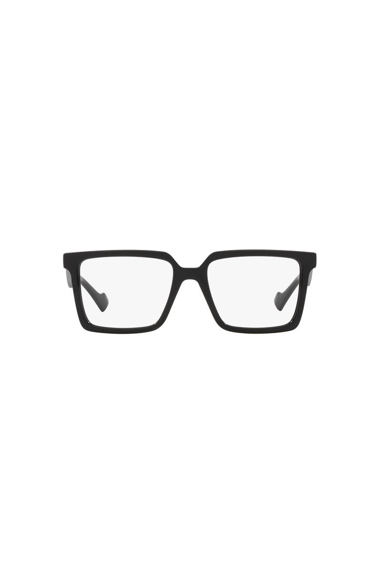 55mm Rectangle optical glasses, Alternate, color, Black