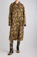 Dries Van Noten Rain Weave Floral Coat