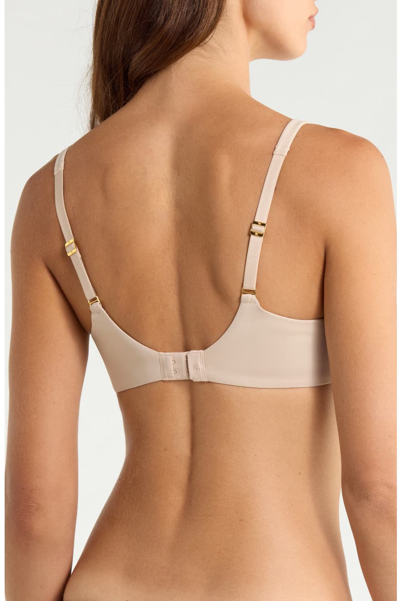 Fitutitve Underwire T-Shirt Bra, Alternate, color, LIGHT TRUFFLE