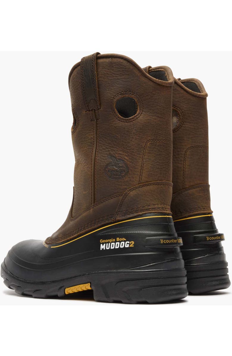 Georgia Boot Work Wellington, Alternate, color, Dark Brown