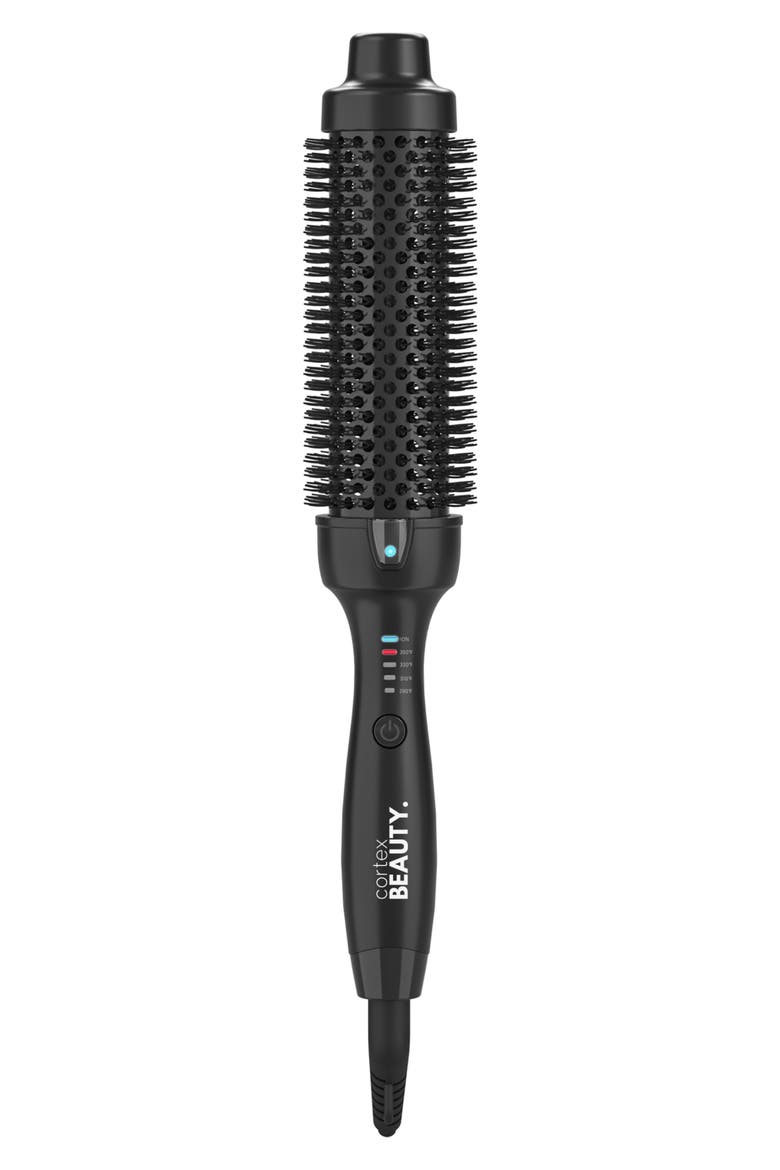 HotStyler Temperature Control Extra-Long Ionic Hot Brush, Main, color, BLACK
