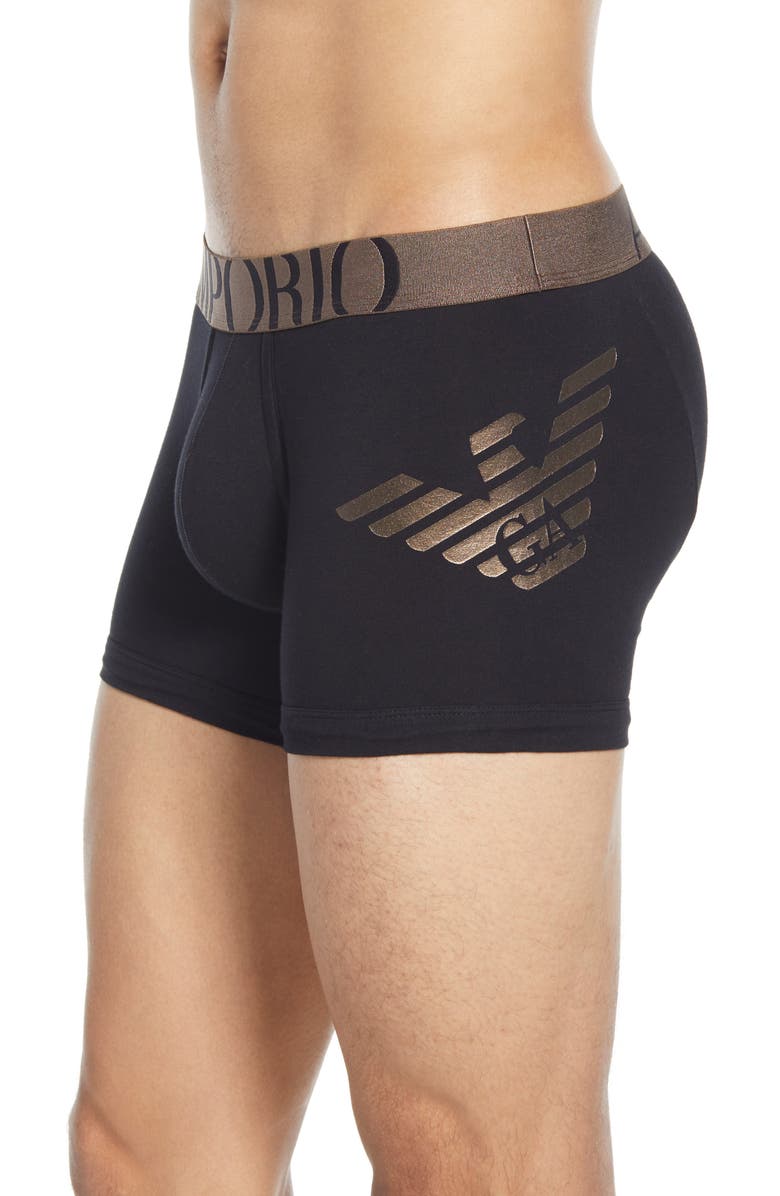 Emporio Armani 3D Print Boxer Briefs, Alternate, color,