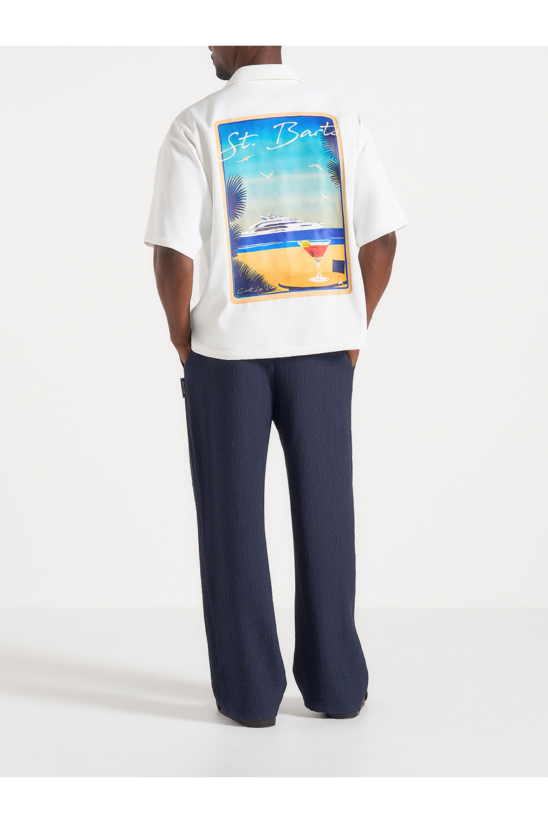St. Barts Relaxed Fit Shirt, Main, color, White