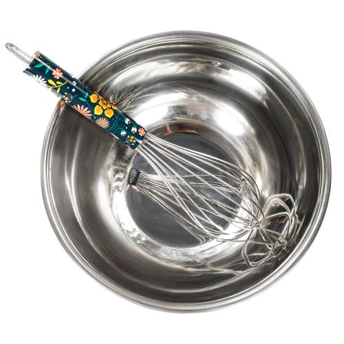 Mela Artisans Sunburst Bloom Bowl & Whisk Set In Yellow
