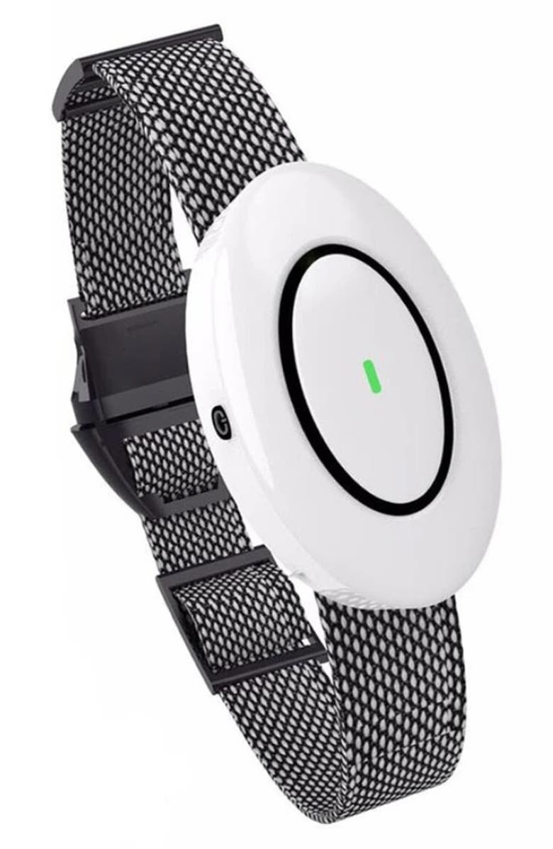 PET LIFE Barksafe LED 1-to-3 Dog 1,200-Foot Range 7-Level Vibration and Sound Training Dog Collar, Alternate, color, Black/ White