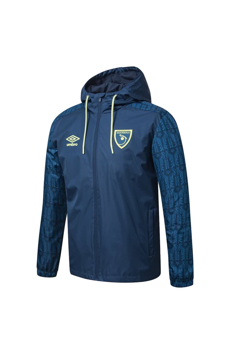 Umbro Men's Umbro Navy Guatemala National Team 2025 Full-Zip Rain Jacket, Alternate, color, Navy