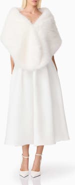 Elliatt Lucyna Faux Fur Capelet