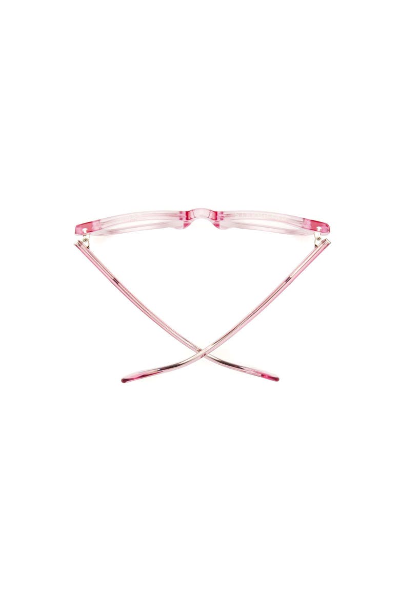 Miklos | Reading Glasses, Alternate, color, Polished Clear Pink