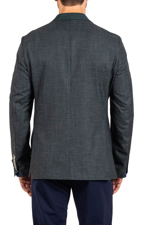 Maceoo Socrate Evo Resistance5 Check Virgin Wool, Silk & Linen Blazer