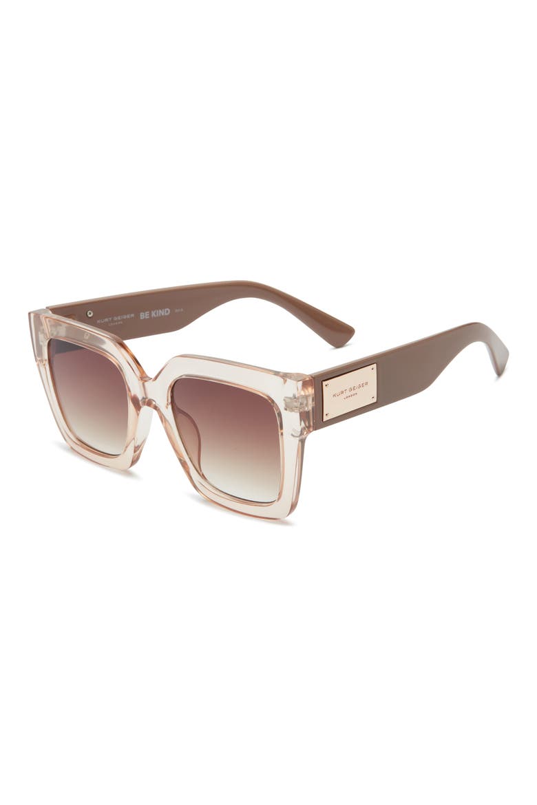 Square Sunglasses, Alternate, color, BEIGE