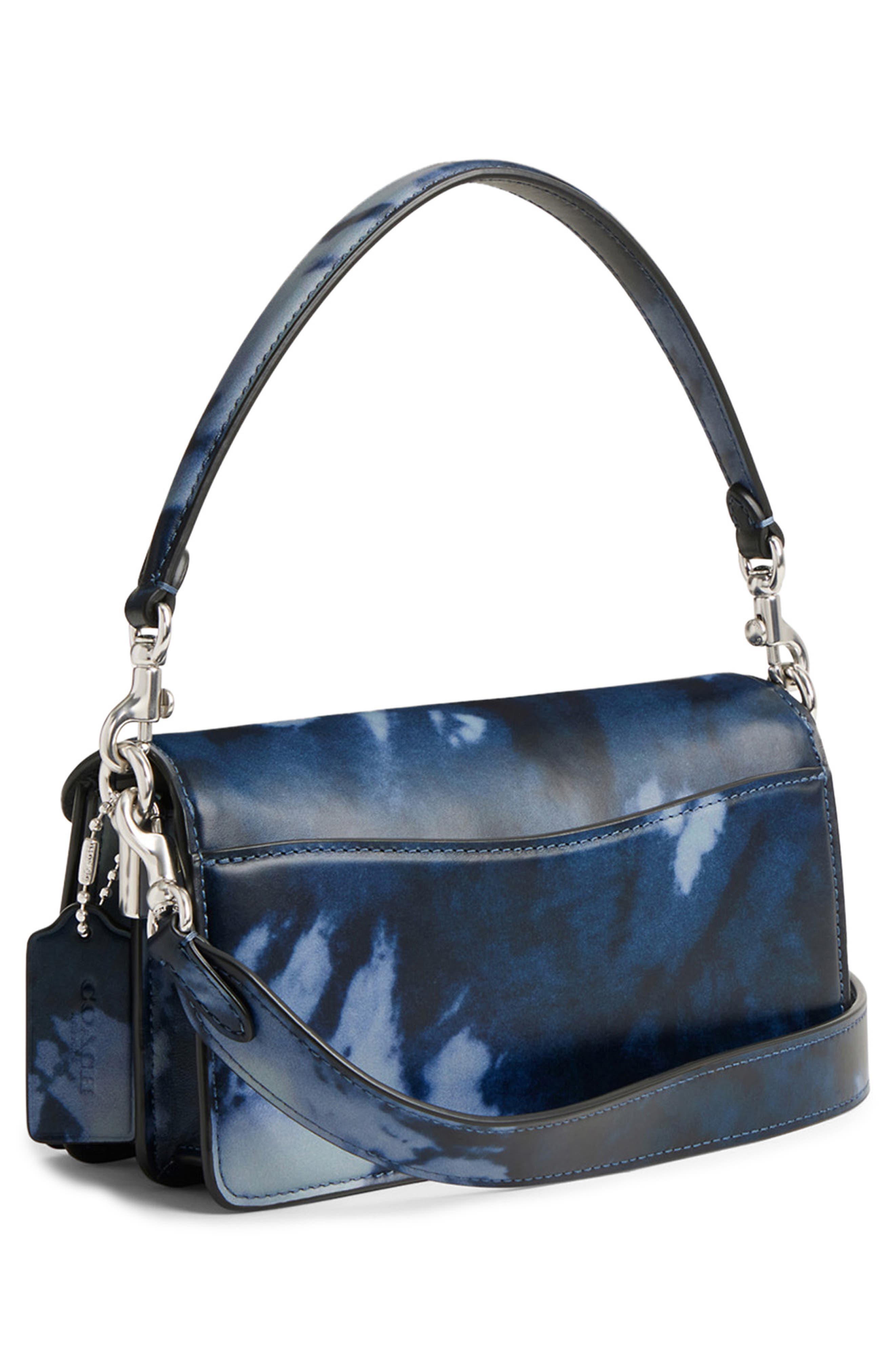 COACH Tabby Tie Dye Leather Shoulder Bag, Alternate, color, 