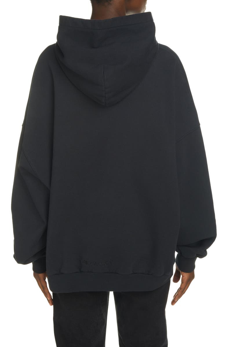 Balenciaga The Simpsons<sup>™</sup> Oversize Organic Cotton Hoodie, Alternate, color,