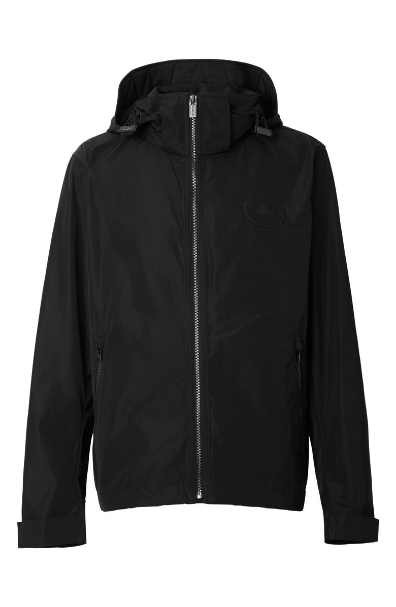 Burberry Robinson Hooded Zip Up Waterproof Jacket, Alternate, color, 