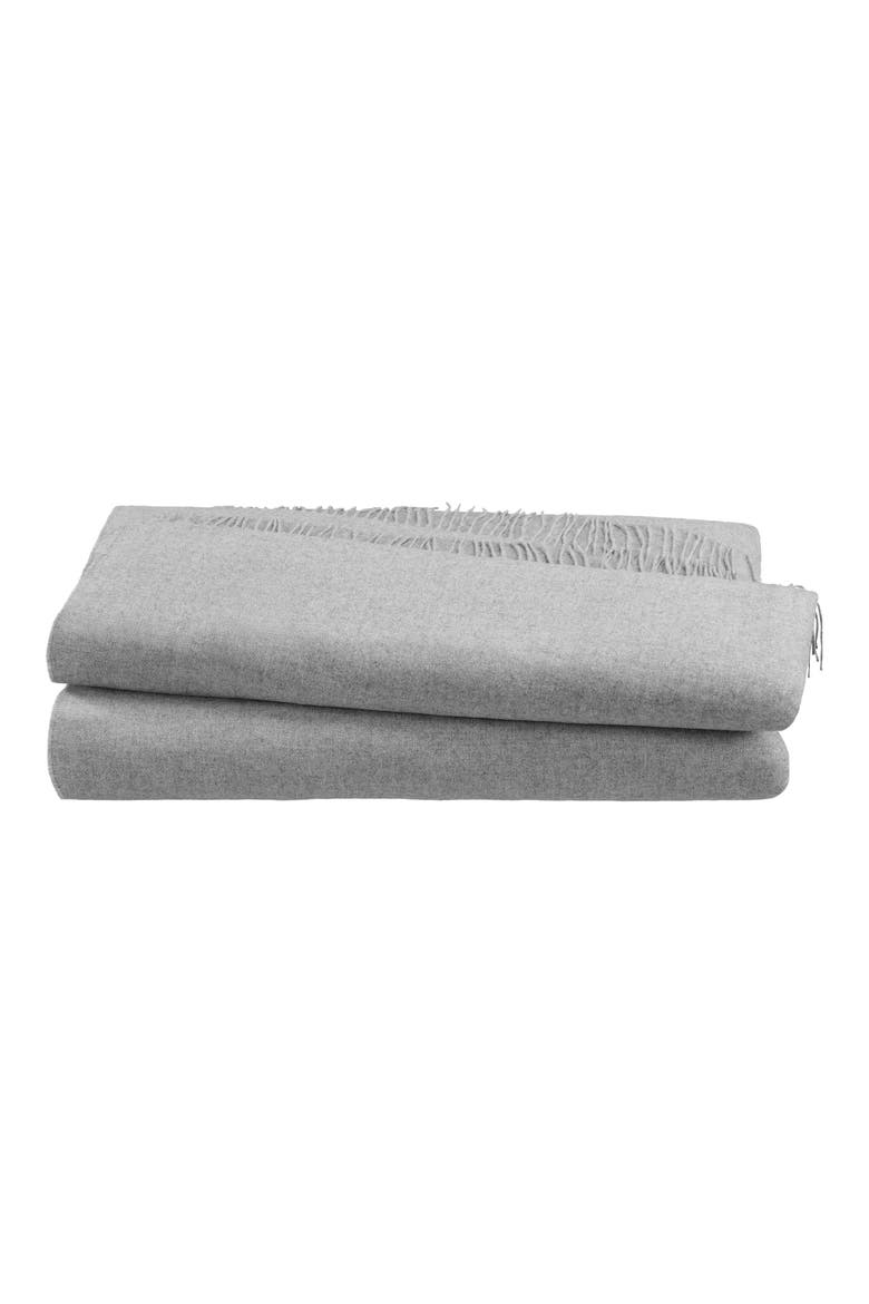 Cashmere & Wool Throw Blanket, Main, color, GRAY