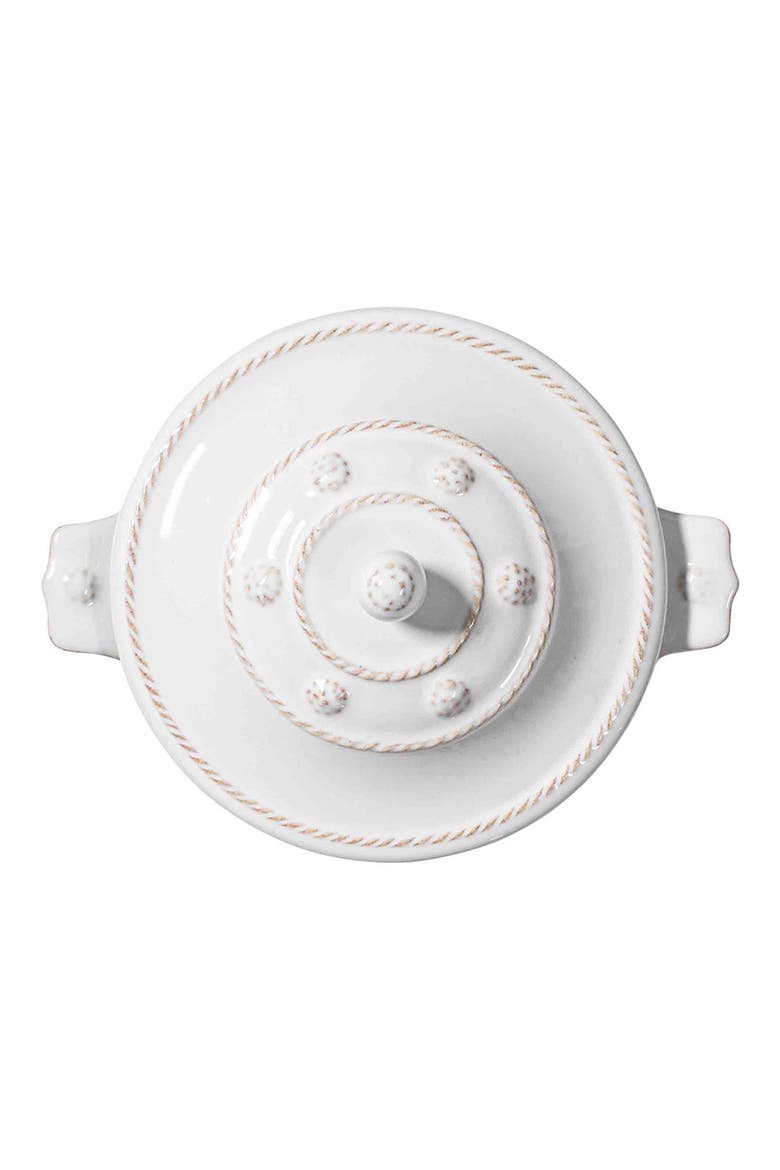 Berry & Thread Mini Ceramic Baking Dish with Lid, Alternate, color, WHITEWASH