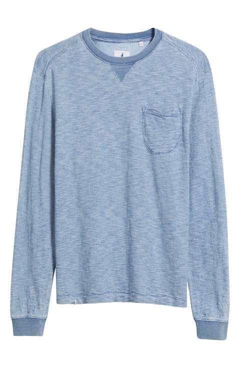 Spurlin Feeder Stripe Long Sleeve Pocket T-Shirt