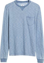 johnnie-O Spurlin Feeder Stripe Long Sleeve Pocket T-Shirt