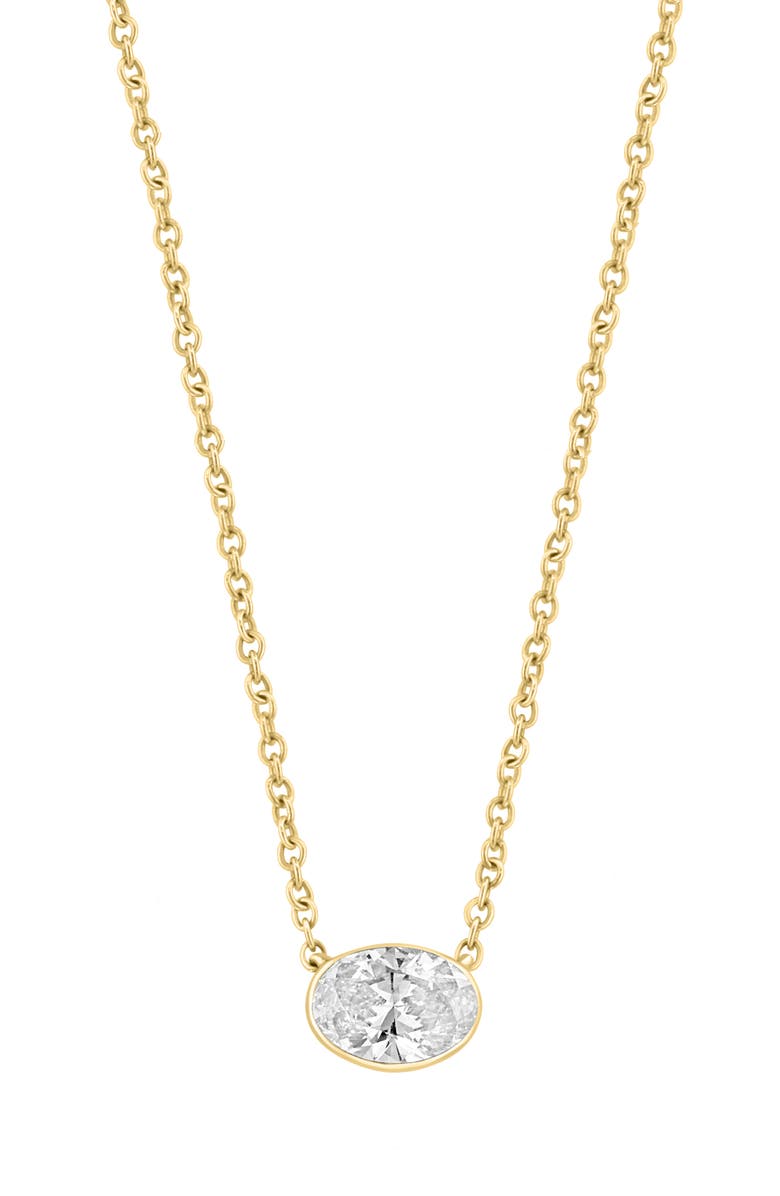 EFFY Lab-Grown Diamond Pendant Necklace, Main, color, Gold