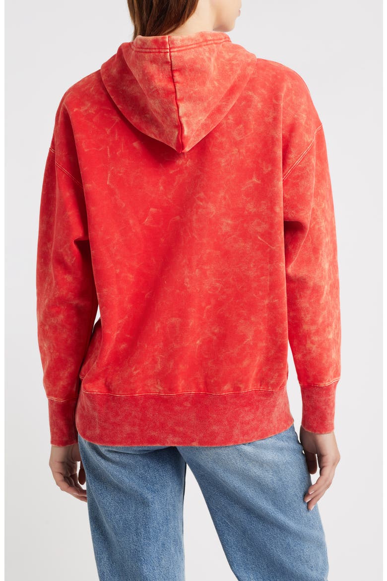 Street X Relaxed Graphic Hoodie, Alternate, color, FOR ALL TIME RED