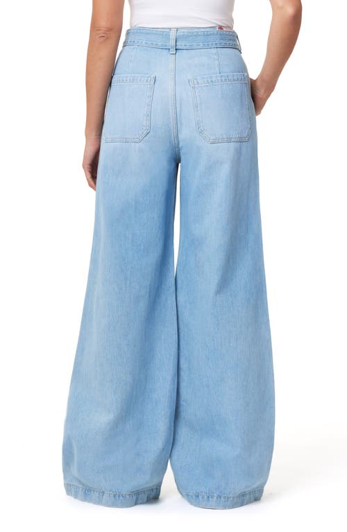 Scotch & Soda The Wave Wide Leg Jeans In Luna Blue Light