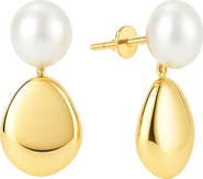 GABI RIELLE Modern Pebble Drop Earrings