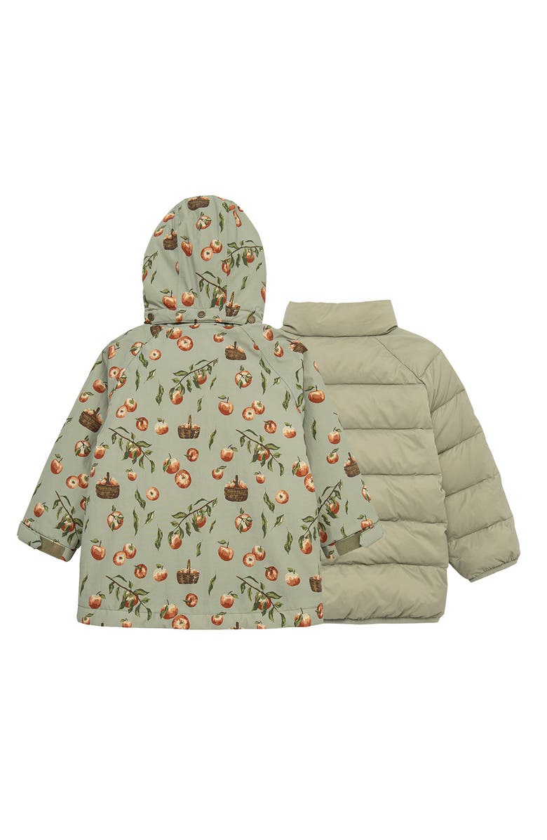Milkbarn Three in One Jacket, Alternate, color, Apple Orchard