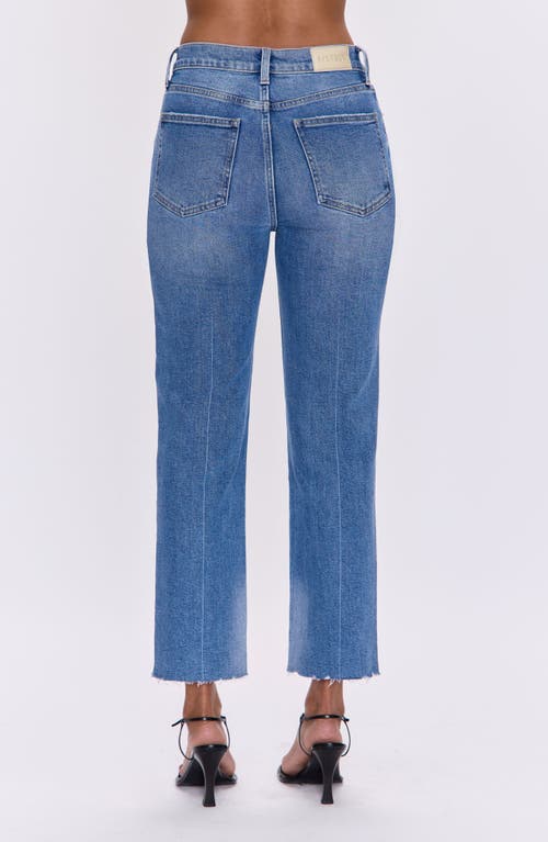 Pistola Charlie High Waist Ankle Straight Leg Jeans In Blue