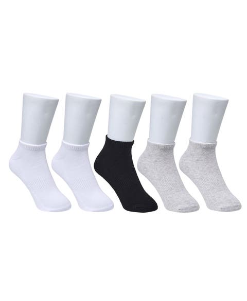 Organic Cotton Half Cushion Low Cut Sock 5-Pack