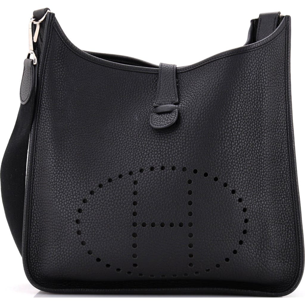 Pre-owned Hermes Hermes Evelyne Bag Gen Ii Clemence Gm In Black