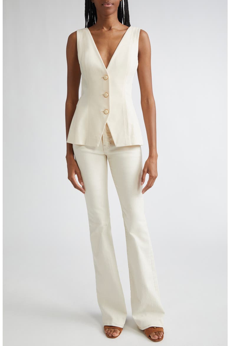 Avalina Vest, Alternate, color, ECRU