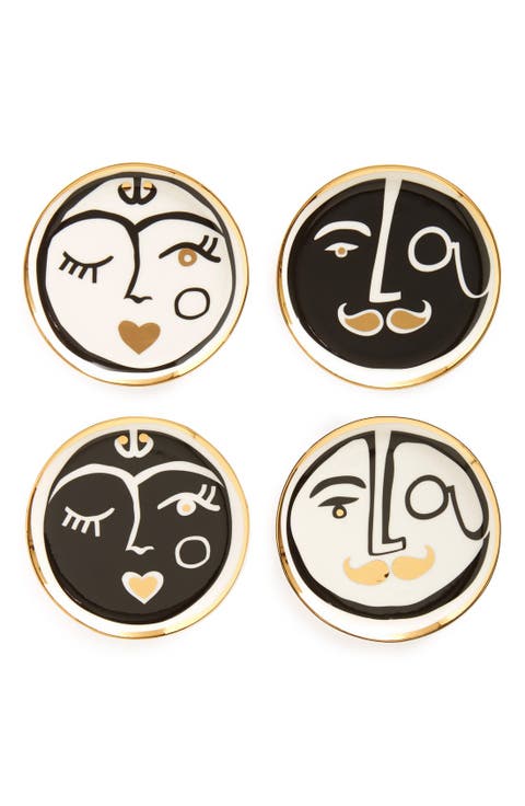 'Marseilles' Porcelain Coasters